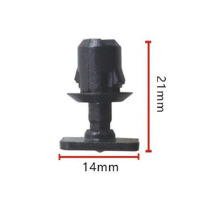 Clips de Plástico para Coche D719 14x21mm para Reparación de Revestimiento de Techo Volkswagen T4 T5, Piezas de Repuesto - Product Image 1