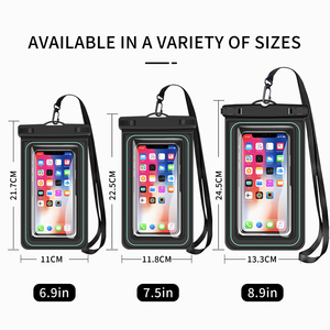 Étui de téléphone flottant étanche IPX8 <span class=keywords><strong>populaire</strong></span>, étui universel pour téléphone portable en éponge avec cordon réglable - Product Image 2