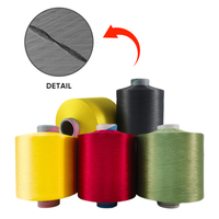 Filament de polyester Singda 150D/288F SD SIM/HIM, teint en masse, polyester hautement entrelacé pour la tissage de rubans