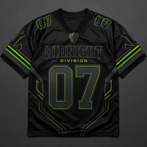 Camiseta de Fútbol Americano Negra Personalizada, de Manga Corta, Estampada, Estilo Urbano, Hip Hop, Vintage, para Fanáticos - Product Image 2
