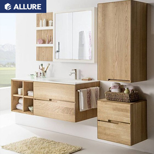 Allure Glass L-förmige Chinesische Liquidations-Badezimmer-Waschtischunterschränke im <span class=keywords><strong>Roth</strong></span>-Stil - Product Image 6