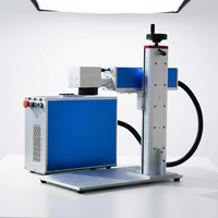 Machine de marquage et de gravure laser à fibre refroidie par air haute précision Jpt Raycus Mopa M7 20W/50W/100W, compatible CNC AI/DXF/PLT