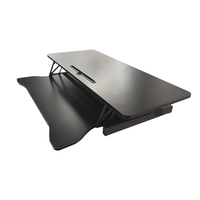Opvouwbare Laptop Tafel Dubbellaags Desktop In Hoogte Verstelbare Pneumatische Kleine Tafelstandaard Voor Thuiskantoor Slaapzaal