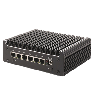 ไฟร์วอลล์ มินิพีซี เพนเทียม 8505 N100 2.5G ซอฟต์แวร์เราเตอร์ 6x I226-V LAN 1*COM พีซีแบบไม่มีพัดลมสำหรับอุตสาหกรรม - Product Image 1