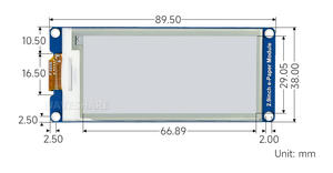 2.9Inch E-Paper Module Waveshare E-Ink Display Module Zwart Wit Twee Kleuren 296X128 E-Paper Scherm Module Voor Raspberry Pi - Product Image 6