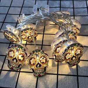 Halloween Party Favor Peint Squelettes LED Bande Lumineuse le Jour <span class=keywords><strong>des</strong></span> <span class=keywords><strong>Morts</strong></span> Croissance Citrouille LED Stripe Lights - Product Image 2