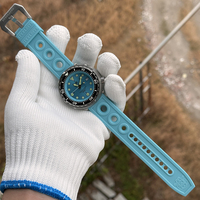 Montre de plongée pour homme STEELDIVE, modèle SD1975, nouvelle arrivée, cadran turquoise, lunette en céramique, étanche à 300 m, 47,5 mm, mouvement NH35 Tuna, avec date.