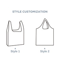Sac de courses en polyester avec logo personnalisé, sac de supermarché, sac de courses réutilisable, sac de transport en gros, résistant et durable