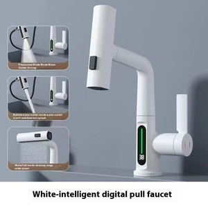 Tutto-rame multifunzionale moderno mobile bagno Display digitale per uso domestico <span class=keywords><strong>rubinetto</strong></span> per acqua calda fredda tamburo in ottone materiale - Product Image 2