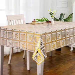 High Quality Various Sizes Eco Friendly <strong>PVC</strong> <strong>Table</strong> <strong>Cloth</strong> Easy to Clean Vinyl Rectangle Plastic Tablecloth - Product Image 5