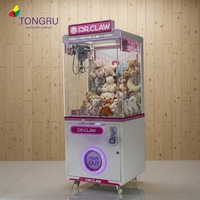 Мини-игрушечный коготь Gacha, аркадное плюшевое оборудование с гарантией на 1 год, принадлежности для кукол
