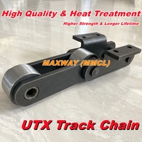 MAXWAY MMCL Chaîne de chenilles en alliage de titane 40Cr de haute qualité pour excavatrice amphibie (UTX/ULTRATREX/WATERKING) Ponton (Marais)