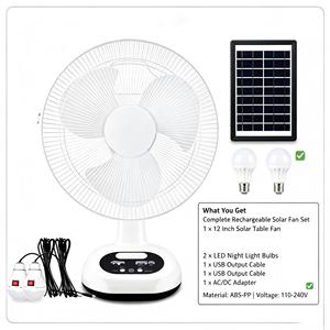 Competitive Price Two Solar Rechargeable <b>Fan</b> Corrugated Box Home Solar <b>Fans</b> Rechargeable <b>Fan</b> - Product Image 1