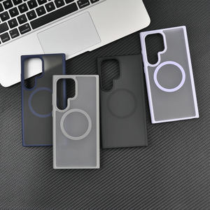 Nouveau étui magnétique de la série Soft Touch Anti-jaunissement étui de téléphone Anti-choc en TPU dur pour Galaxy <span class=keywords><strong>Samsung</strong></span> S24 Ultra étui - Product Image 1