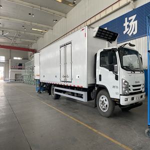 4X2 RHD LFD Diesel Congélateur <span class=keywords><strong>Camion</strong></span> Nouvel État Transmission manuelle pour le transport de produits laitiers Viande Lait Reefer Boîte froide Transporteur - Product Image 1