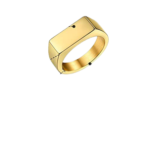 Kremasi perhiasan untuk abu geometri gaya sederhana Memorial guci cincin abu pegangan dengan mengisi Kit kenang-kenangan cincin kremasi untuk pria - Product Image 5