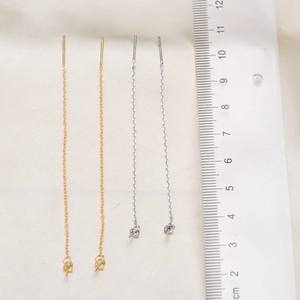 ต่างหูเงินแท้ S925 แบบ DIY พร้อมฐานเปล่าสำหรับใส่ไข่มุกทรงกลมหรือทรงรีขนาด 7-10 มม. อุปกรณ์ตกแต่งแฟชั่นแบบห้อย รุ่น 2272 - Product Image 2