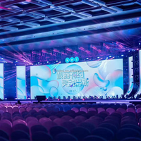 Layar LED Sewa Luar Ruangan P3.91 500x500mm 500x1000mm 3840Hz 4500nits IP65 Tahan Air untuk Panggung Konser Tur Video Wall Display