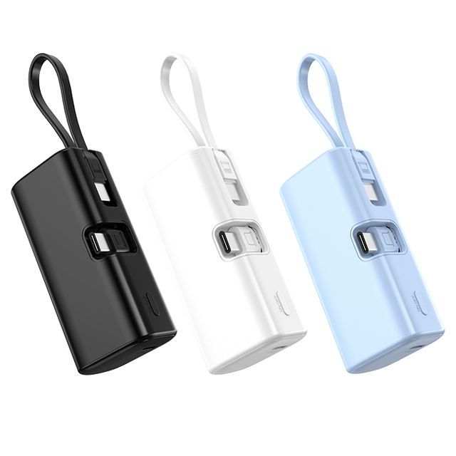 Type-C 22.5W Fast Charging 5000mah Mini Power Bank Compatible with iPhone Portable Wholesale Custom PowerBank for Phone Charger