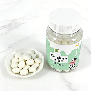 Suplemen Kalsium + Vitamin D3 Terbaik untuk Mendukung Kesehatan Tulang & Meningkatkan Imunitas Tablet 500mg - Formula Alami untuk Dewasa & Remaja - Product Image 1