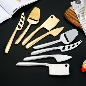 Western Style Cheese <b>Knife</b> Set Stainless Steel Multifunctional <b>Bread</b> Butter <b>Knife</b> With Scraper Grater For Kitchen Use - Product Image 1