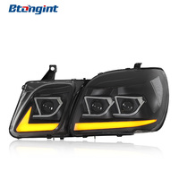 Convient pour Lexus LX470 1998-2007, ensemble de phares LED DRL, clignotants séquentiels, lentille de projecteur