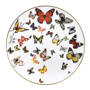Vaisselle en céramique papillon, service de table en porcelaine fine de haute qualité pour mariage et événements - Product Image 3