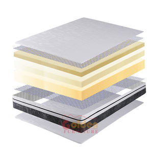 Colchón de cama de agua tamaño King hipoalergénico de espuma viscoelástica de 3 zonas Sweet Dream con tejido de punto de alto grado - Product Image 6