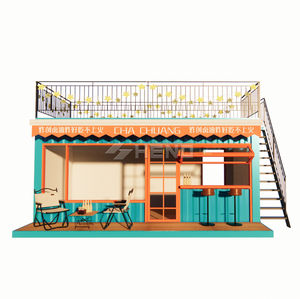 Conteneur en acier à deux étages de 20 pieds, à assembler soi-même, pour garage, magasin de détail, supermarché - Product Image 3