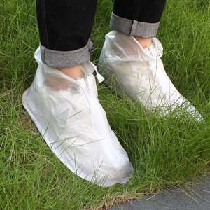 לוגו מותאם אישית באיכות גבוהה כיסוי נעלי PVC אוניברסלי עמיד למים ליום גשום - Product Image 3