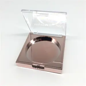 Weili Embalagem personalizada private label 1 buraco redondo impermeável maquiagem vazio cosméticos sombra paleta embalagem