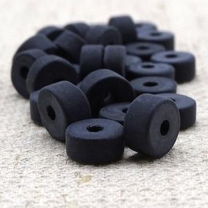 Perles Heishi perles d'obsidienne noire perles de pierres précieuses lisses rondes de haute qualité pierre naturelle pour la fabrication de bijoux grossiste - Product Image 4