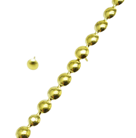 Bandes bombées dorées décoratives de goujon de petit pain de tapisserie d'ameublement en métal brillant de 11mm pour des meubles