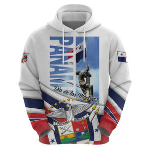 Sudadera con Capucha al por Mayor del Día de los Mártires de Panamá, con la Bandera de Panamá, el Monumento y el Escudo de Armas, Sudadera Patriótica - Product Image 5
