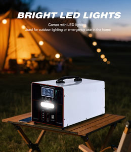 Nouveau modèle système d'énergie solaire portable LiFePO4 fer 200W 300W 600W 1000W 2500W système de stockage d'énergie centrale solaire - Product Image 3