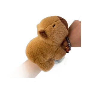 Capybara peluche poignet poupée TikTok-Style Slap Ring doux figurine dessin animé sirène pour cadeau d'anniversaire - Product Image 4