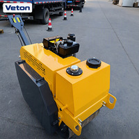 Compacteur routier mini 550 kg direct usine pour la restauration des nids-de-poule, les zones de stationnement et les améliorations des rues communautaires