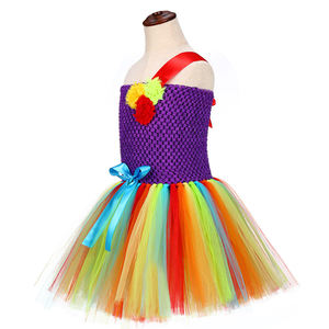 Tutus de Unicornio Arcoíris en Oferta <span class=keywords><strong>para</strong></span> Niñas <span class=keywords><strong>con</strong></span> Flores Coloridas y Cinta, <span class=keywords><strong>Disfraces</strong></span> de Princesa <span class=keywords><strong>para</strong></span> Cumpleaños, Halloween, <span class=keywords><strong>Carnaval</strong></span> y Fiestas - Product Image 3