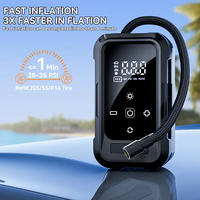 Gonfleur de pneu intelligent à écran tactile 3900mAh gonfleur de pneu de voiture électrique rechargeable pompe à Air démarrage-arrêt automatique avec batterie externe