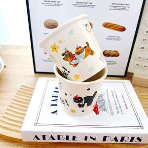 M New Cat Ins Tasses en céramique, Tasses à café au lait, Célébrités Internet domestiques, <span class=keywords><strong>Niche</strong></span> de couple de dessins animés originaux - Product Image 1