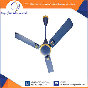 REVE Electric Energy Star Ventilador de Techo Dorado Azul de 47 Pulgadas 75W Modelo de Ahorro de Metal 240V para Hoteles Domésticos 1 Año - Product Image 3