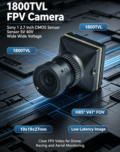 <b>Mini</b> FPV <b>Camera</b> 1800TVL CMOS Sensor 5V Wide Angle For Drone Accessories - Product Image 6
