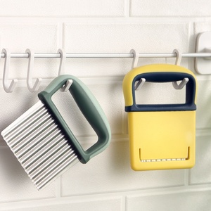 Accessori per Gadget da cucina industriale in acciaio inox manuale coltello ondulato per taglio di patate e <span class=keywords><strong>carote</strong></span> - Product Image 6