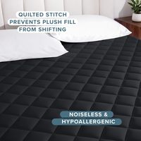 Housse de protection matelassée imperméable personnalisée pour matelas, anti-poussière et anti-urine, tricotée unie