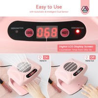 Sèche-ongles électrique professionnel UV LED en plastique avec capteur infrarouge automatique, haute qualité, 300W, outil pour ongles