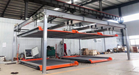 Système intelligent de stationnement de voiture à plusieurs niveaux avec conception d'ascenseur automatique Motor Lift Drive Vertical Puzzle Park Cars
