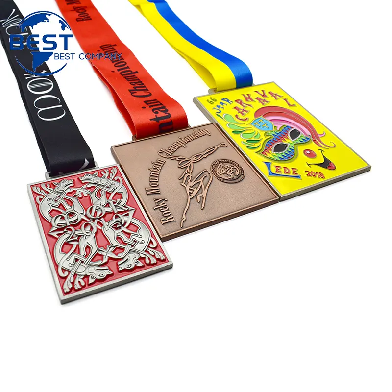 चीन कारखाने निर्माता Costom से बनाया मढ़वाया स्मारिका पुरस्कार खेल पदक ट्रॉफी धातु 3D मुद्रण पदक