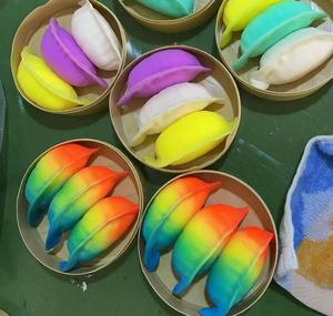 Juguete Blandito de Silicona con Forma de Dumpling, No Tóxico, para Aliviar el Estrés en Niños y Adultos, Decoración de Escritorio de Rebote Lento - Product Image 1