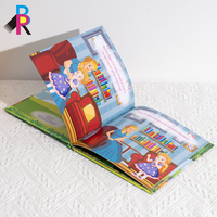 Libro de cuentos para niños de tapa dura con impresión personalizada de alta calidad, venta al por mayor, libros de cartón de papel artístico, cubierta dura de papel offset