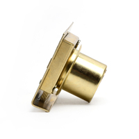 Serrure à came traditionnelle en cuivre massif de 22 mm pour tiroir de meuble, à clé maîtresse, pour chambre, salle de sport, salle de bain, villa et mobilier d'hôtel